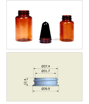 藥罐PET瓶胚 (廣口胚), Pharmacy Jar PET Preform
